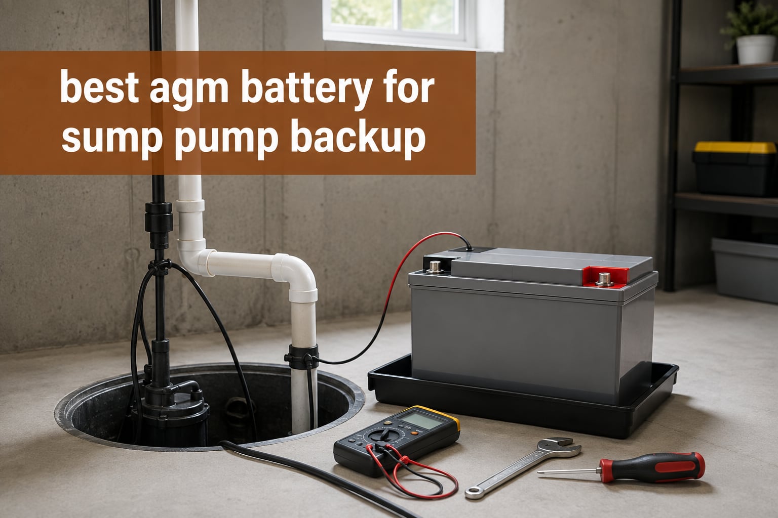 best agm battery for sump pump backup