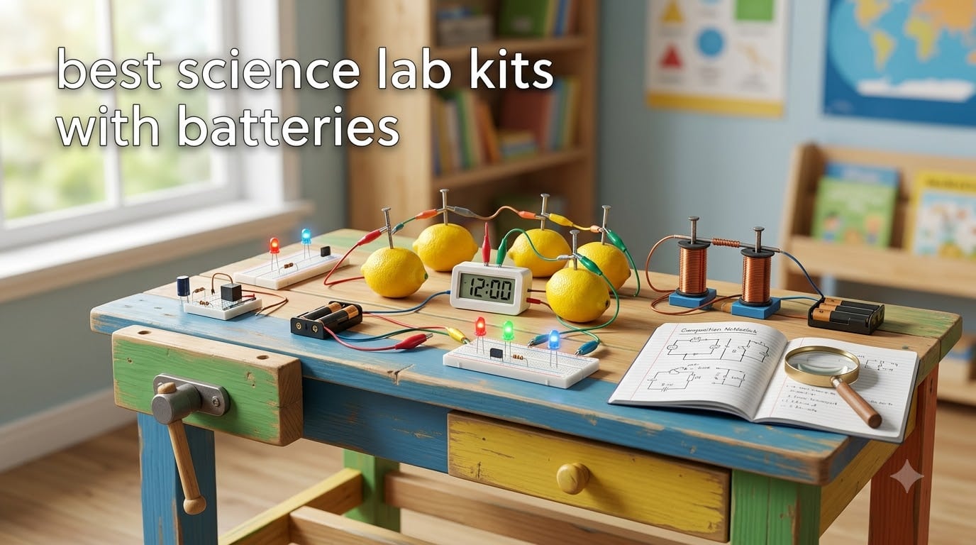 best science lab kits with batteries