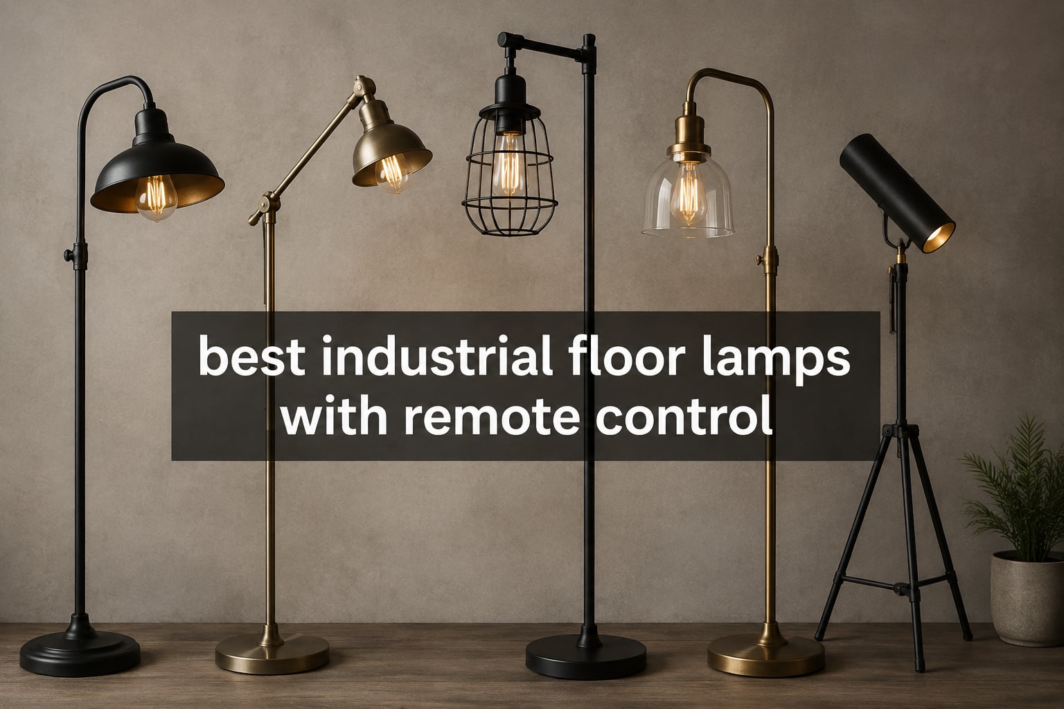 best industrial floor lamps with remote control
