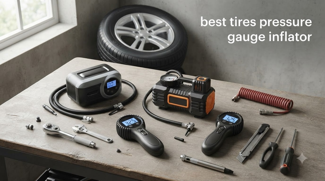 best tires pressure gauge inflator