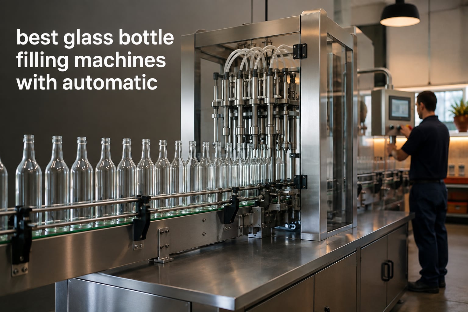 best glass bottle filling machines with automatic