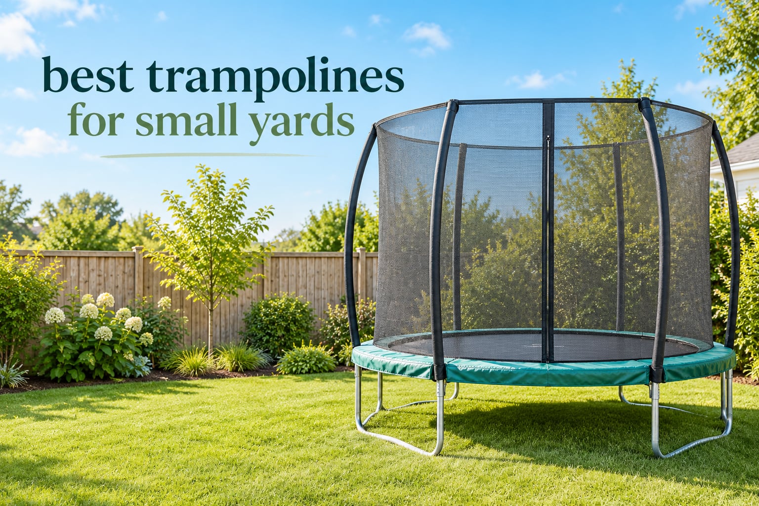 best trampolines for small yards