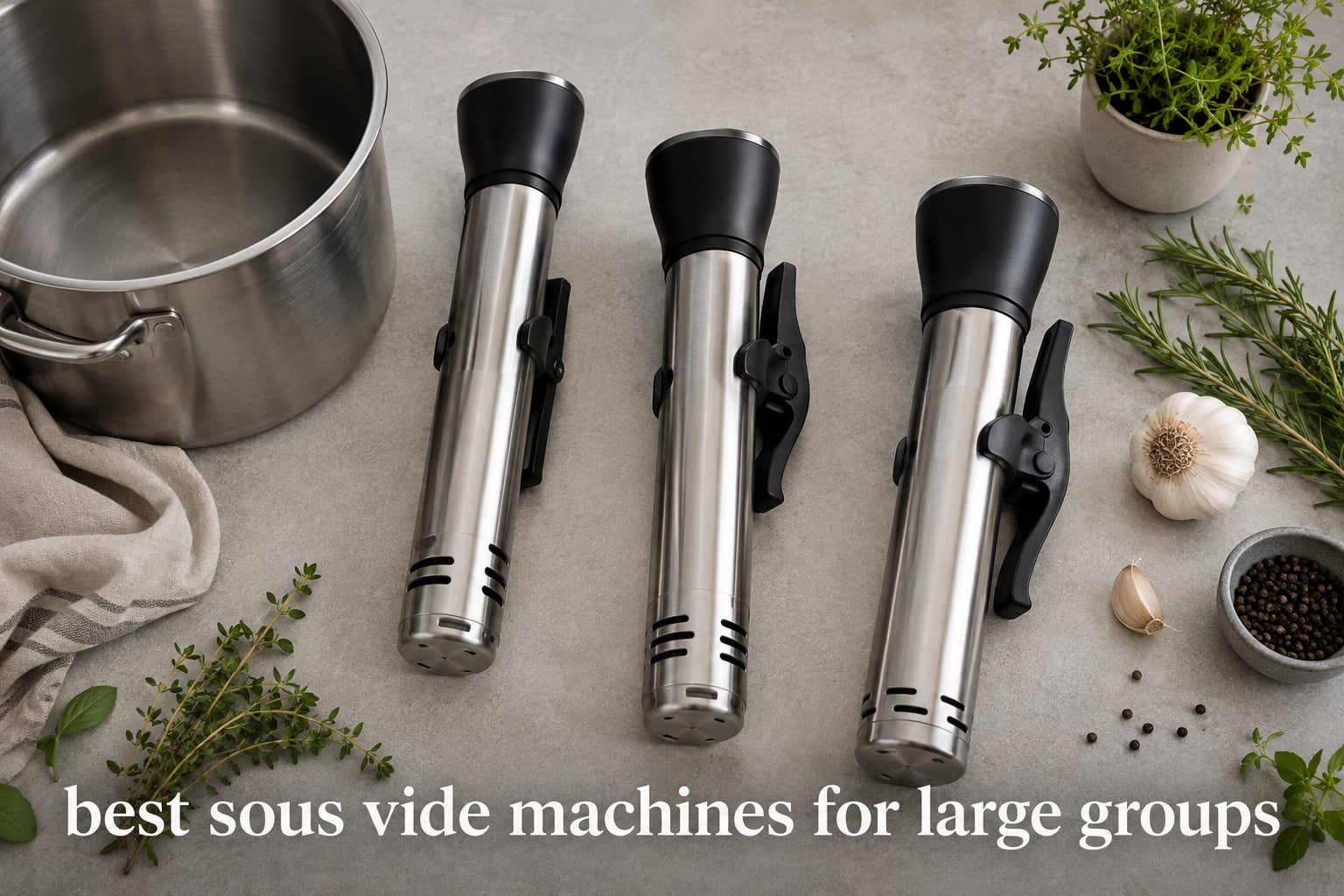 best sous vide machines for large groups