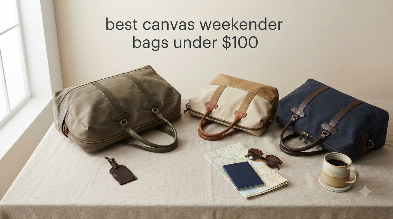 best canvas weekender bags under $100