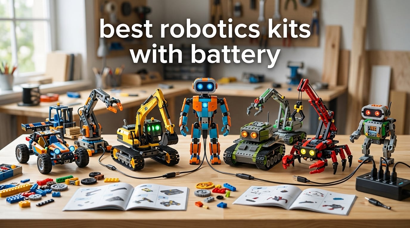 best robotics kits with battery