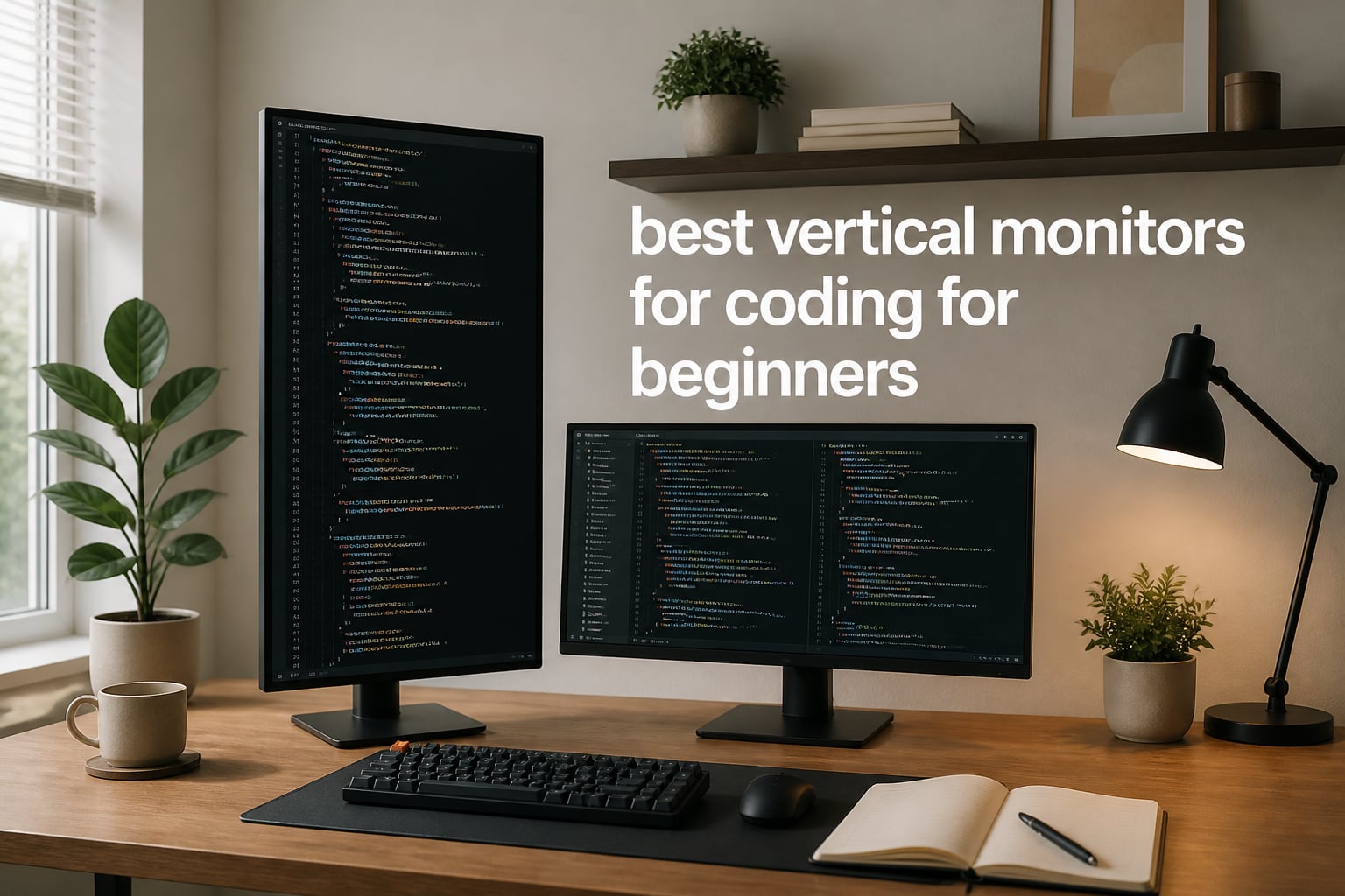 best vertical monitors for coding for beginners