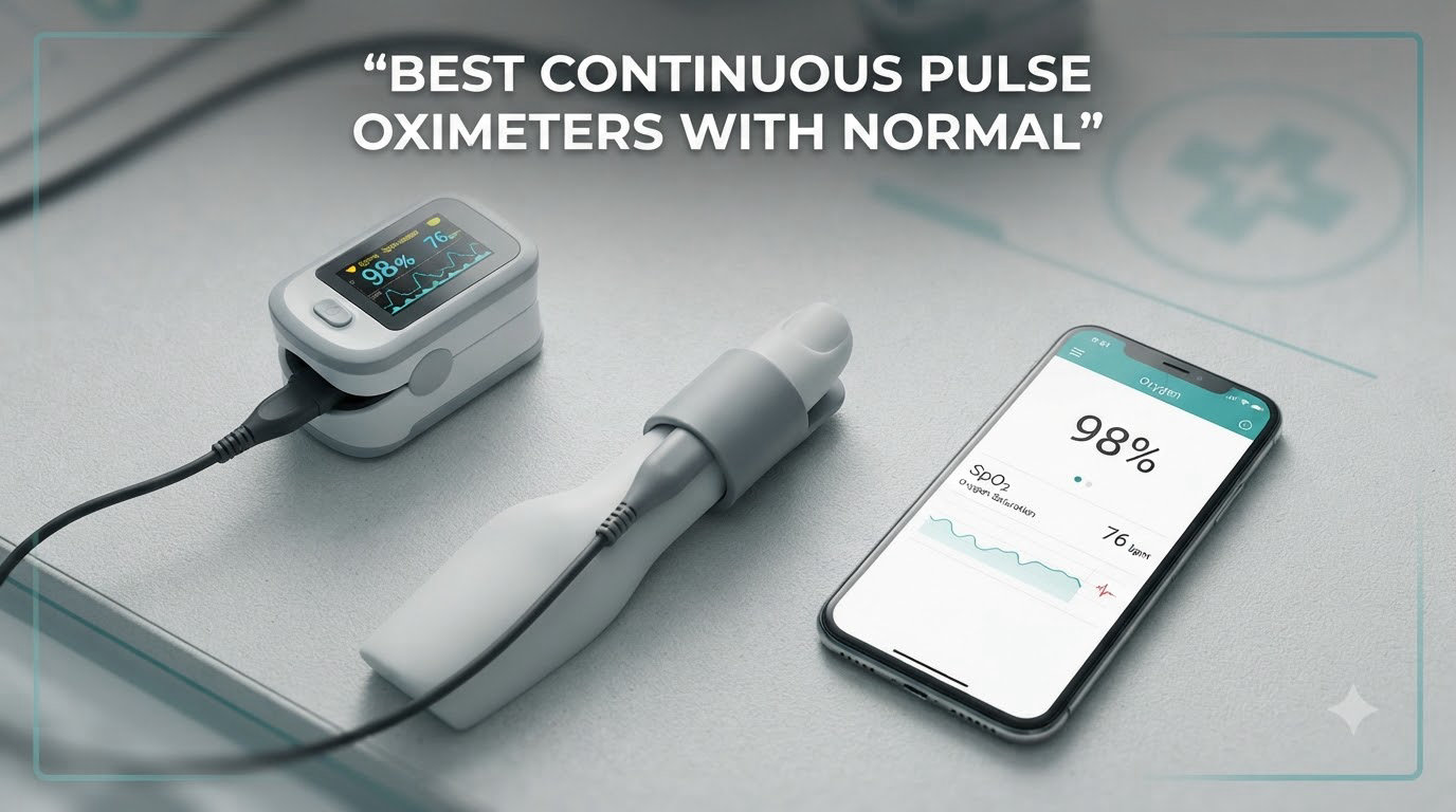 best continuous pulse oximeters with normal