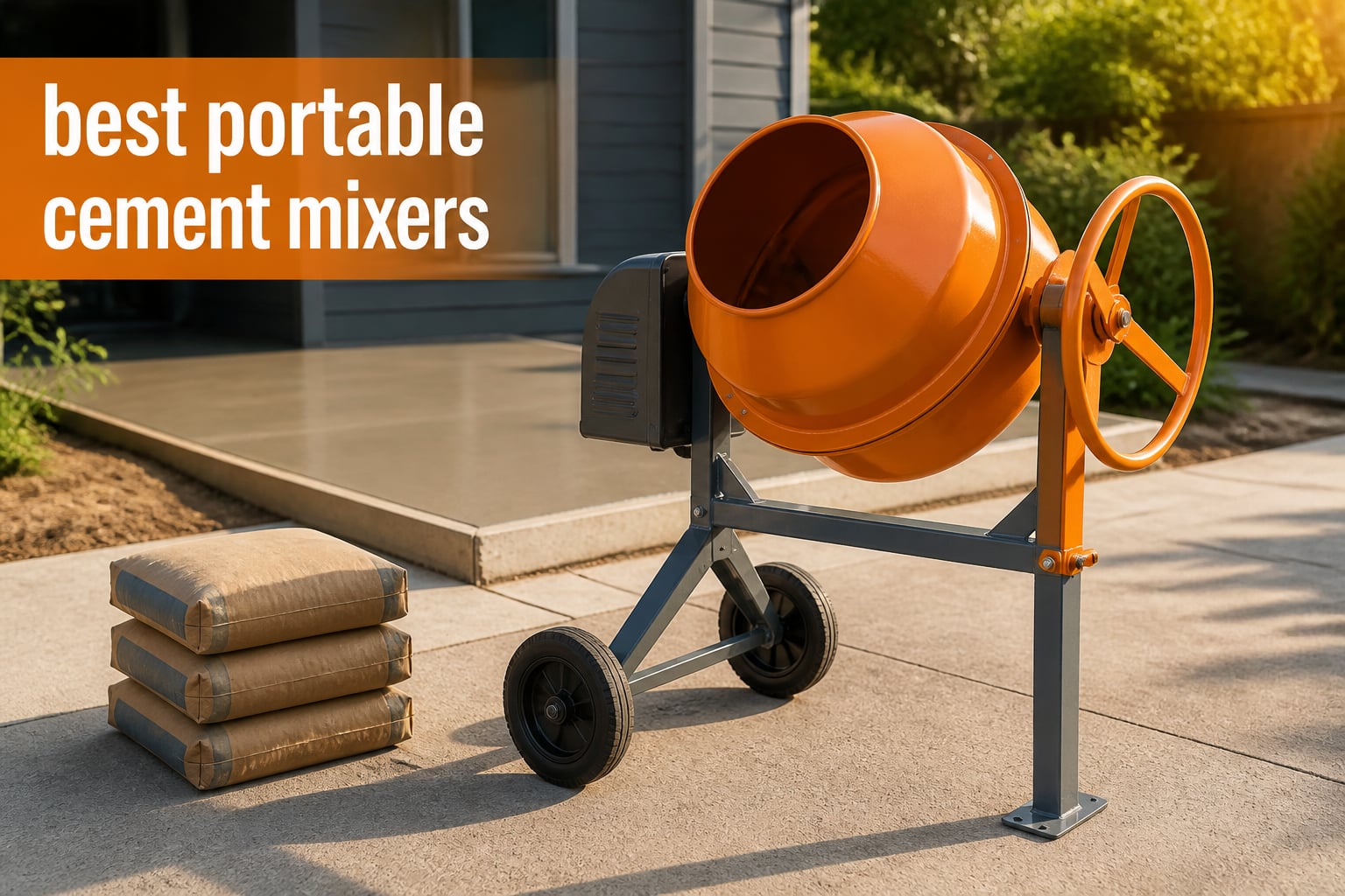 best portable cement mixers