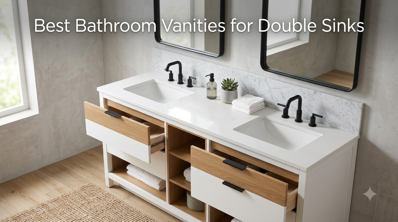 Best Bathroom Vanities for Double Sinks