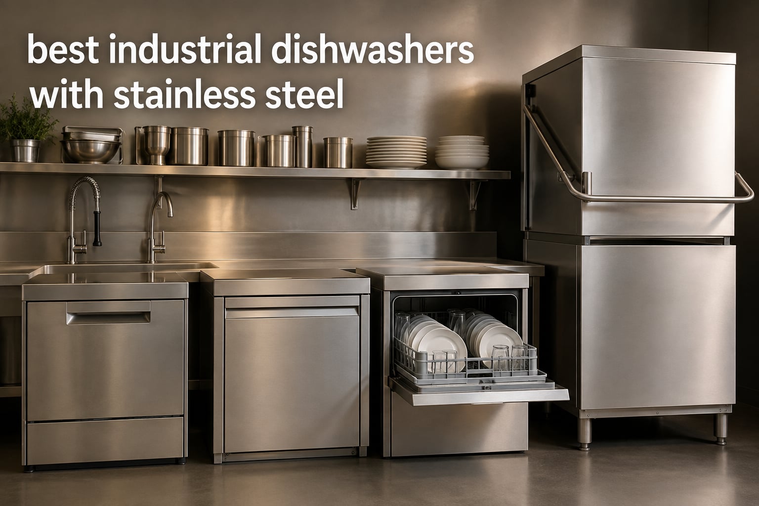best industrial dishwashers with stainless steel