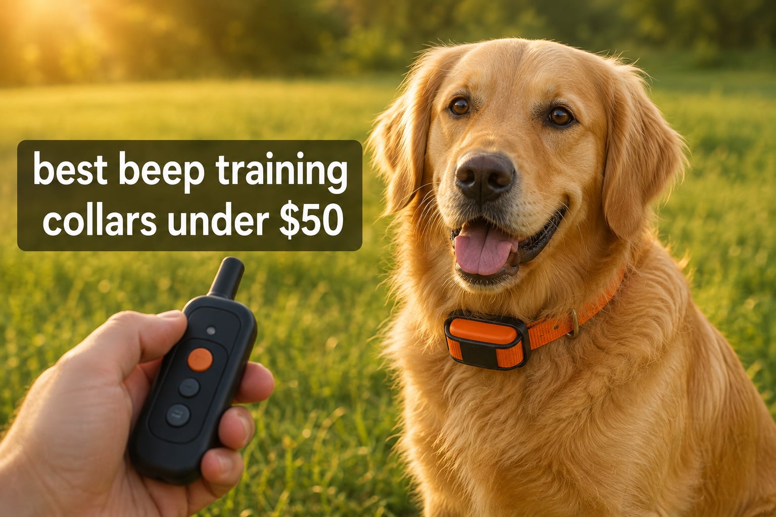 best beep training collars under $50