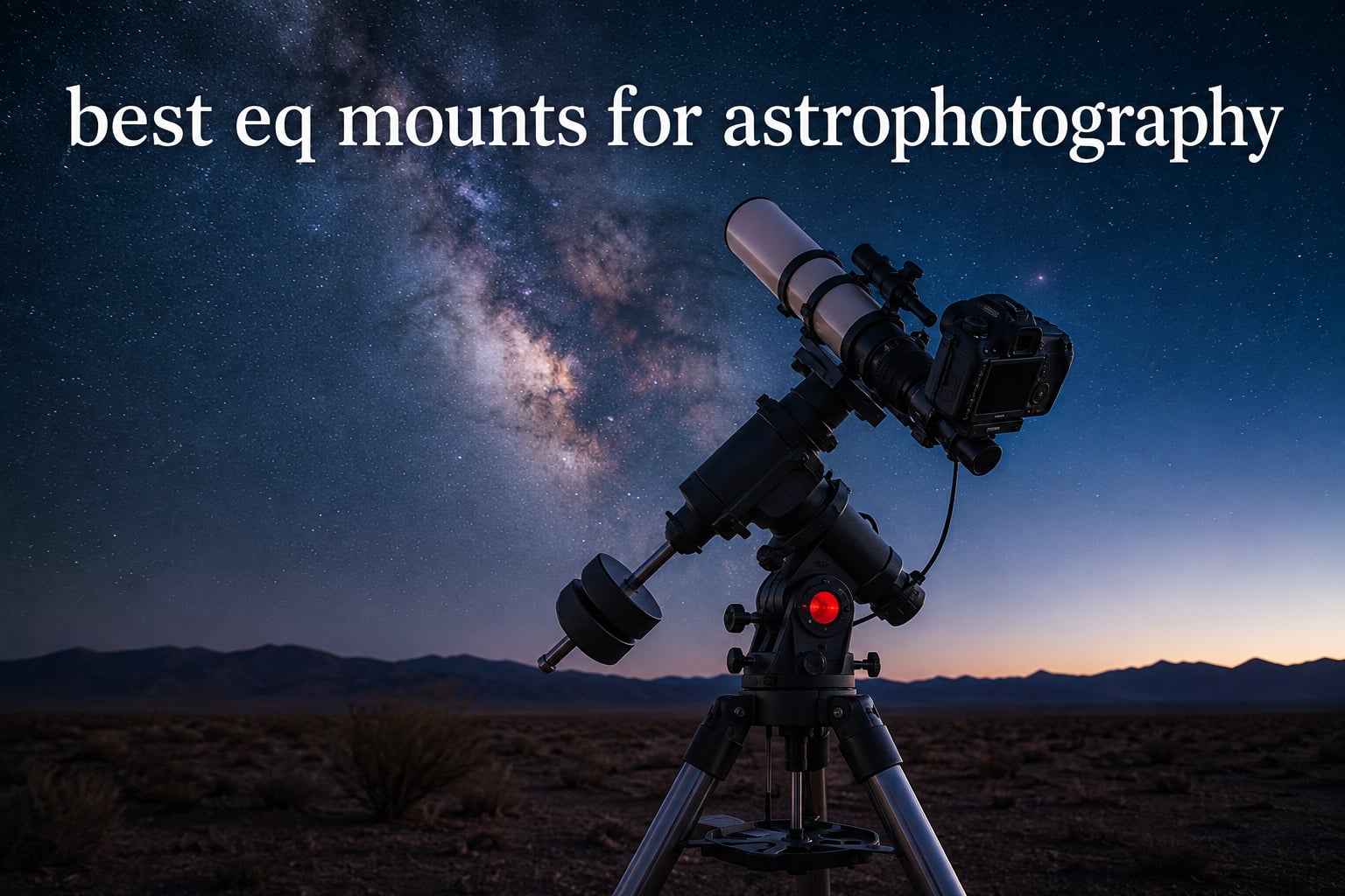 best eq mounts for astrophotography