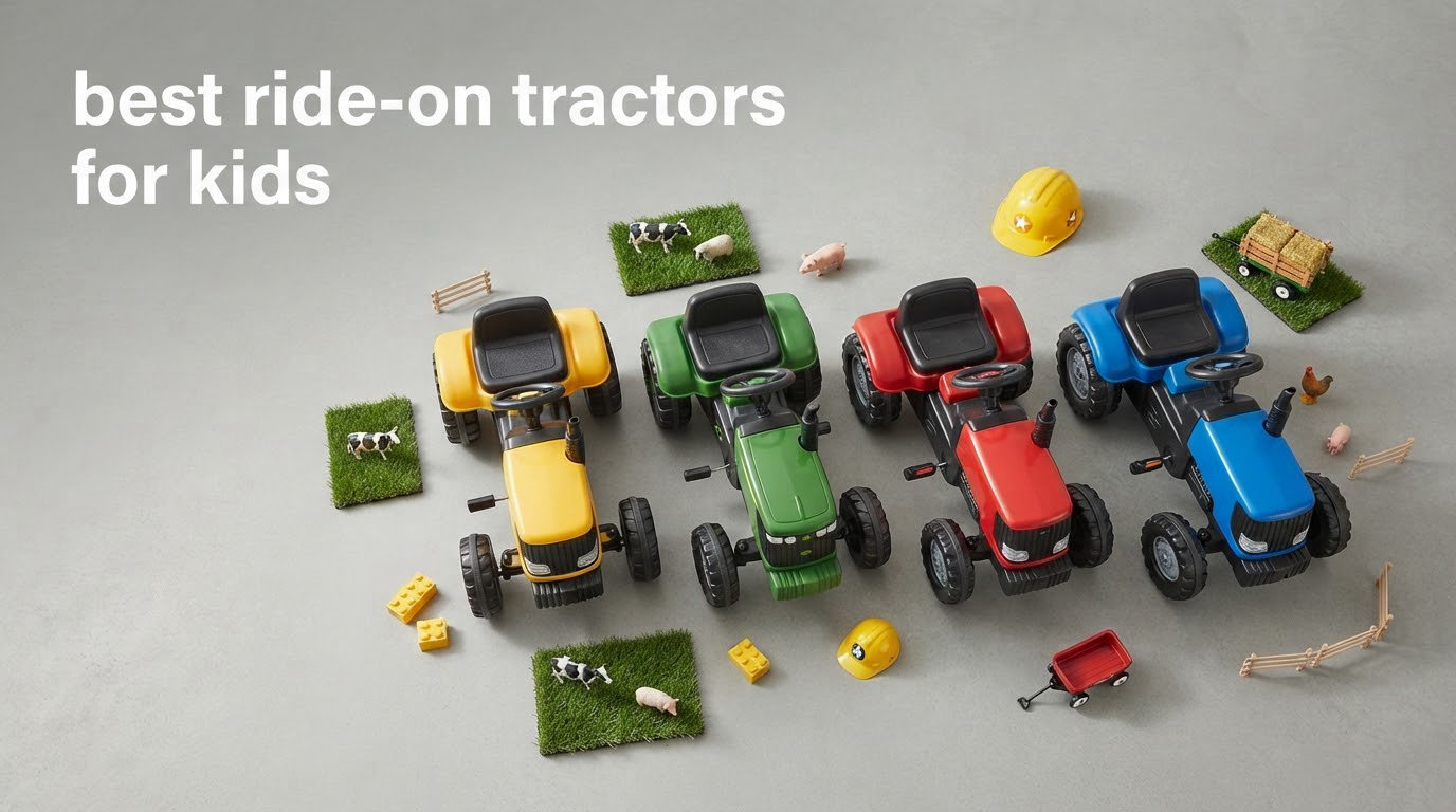 best ride-on tractors for kids