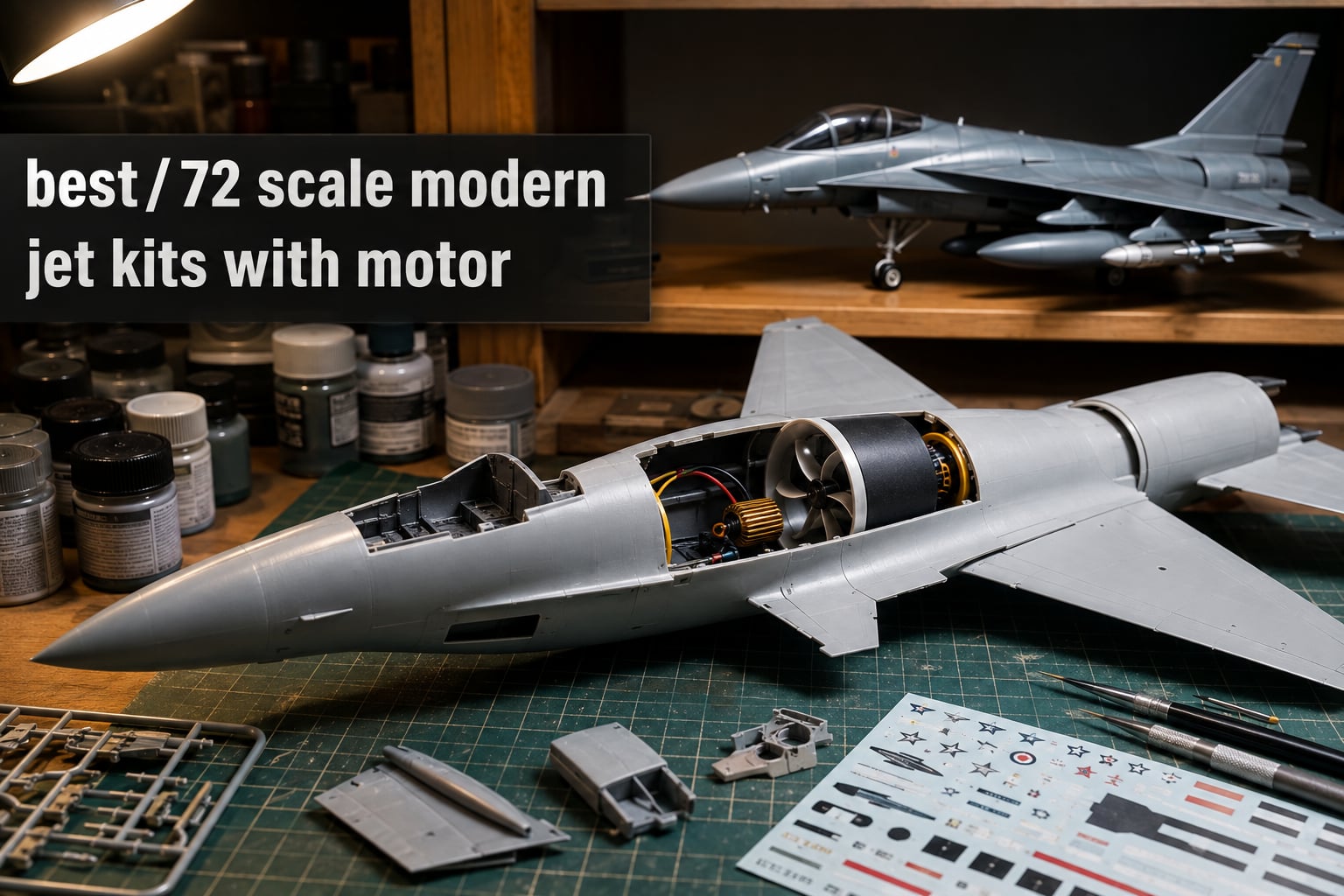best 1/72 scale modern jet kits with motor