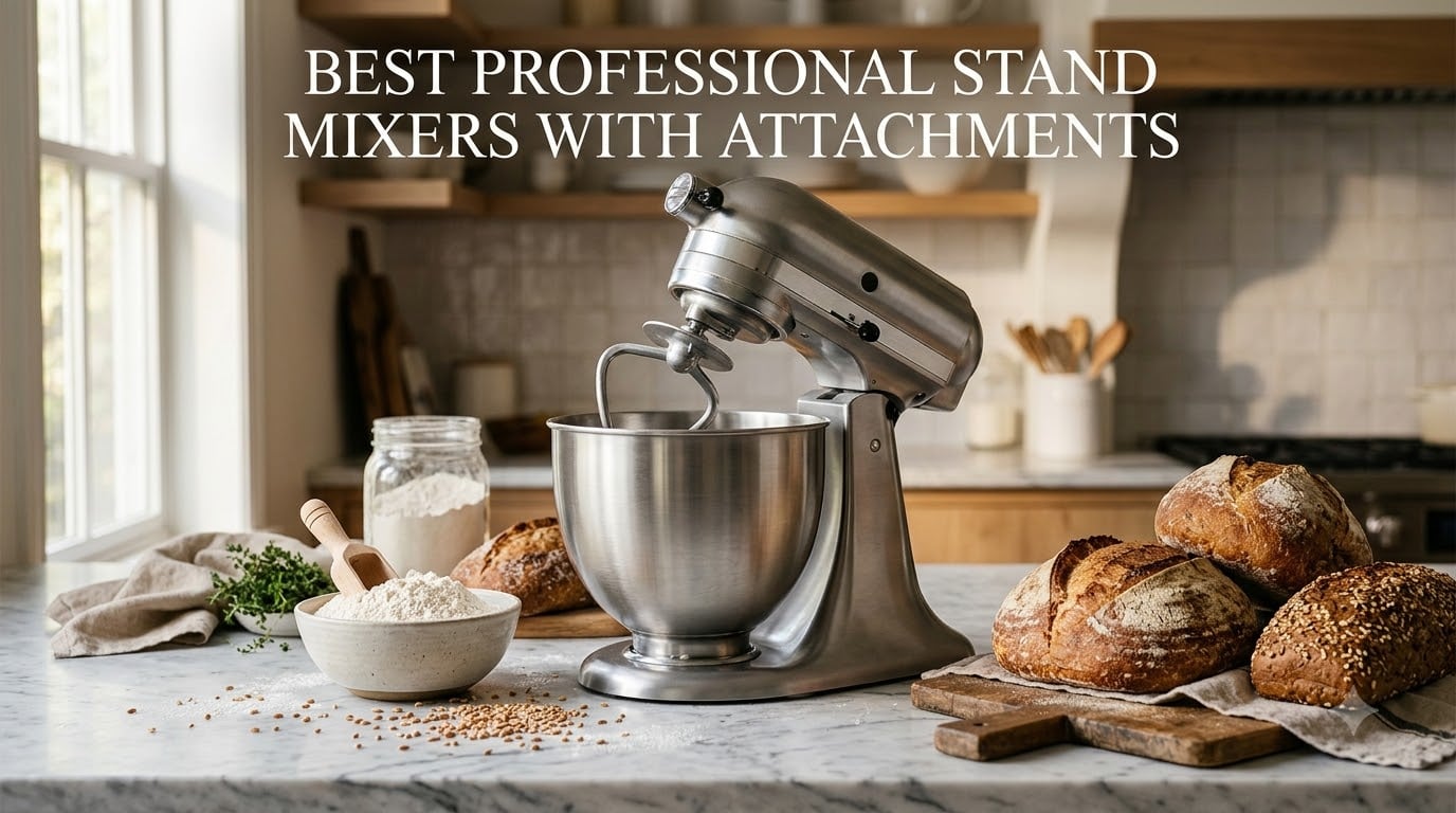 best professional stand mixers with attachments