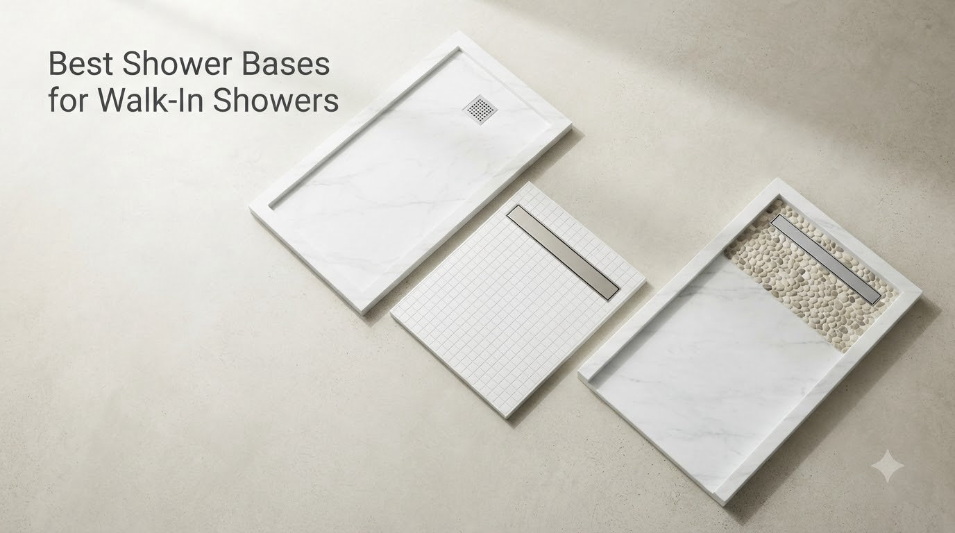 Best Shower Bases for Walk-In Showers