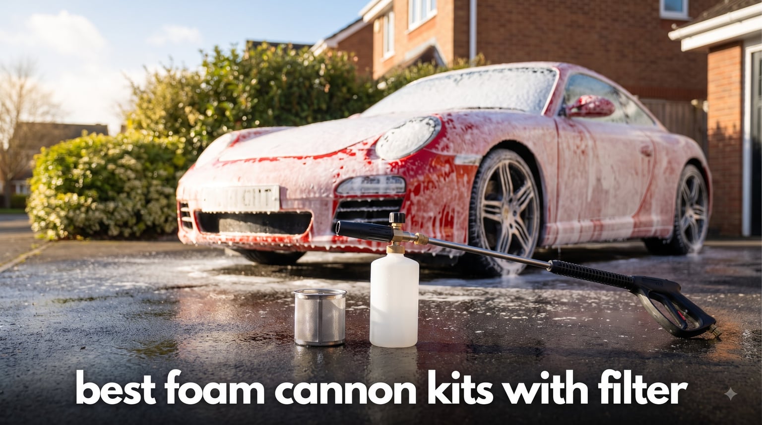 best foam cannon kits with filter