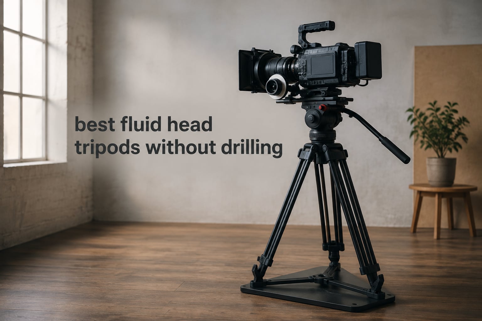 best fluid head tripods without drilling