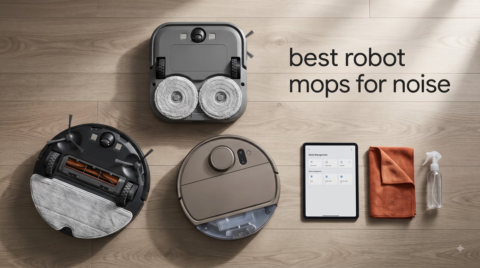 best robot mops for noise