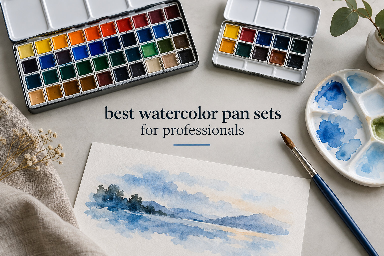 best watercolor pan sets for professionals