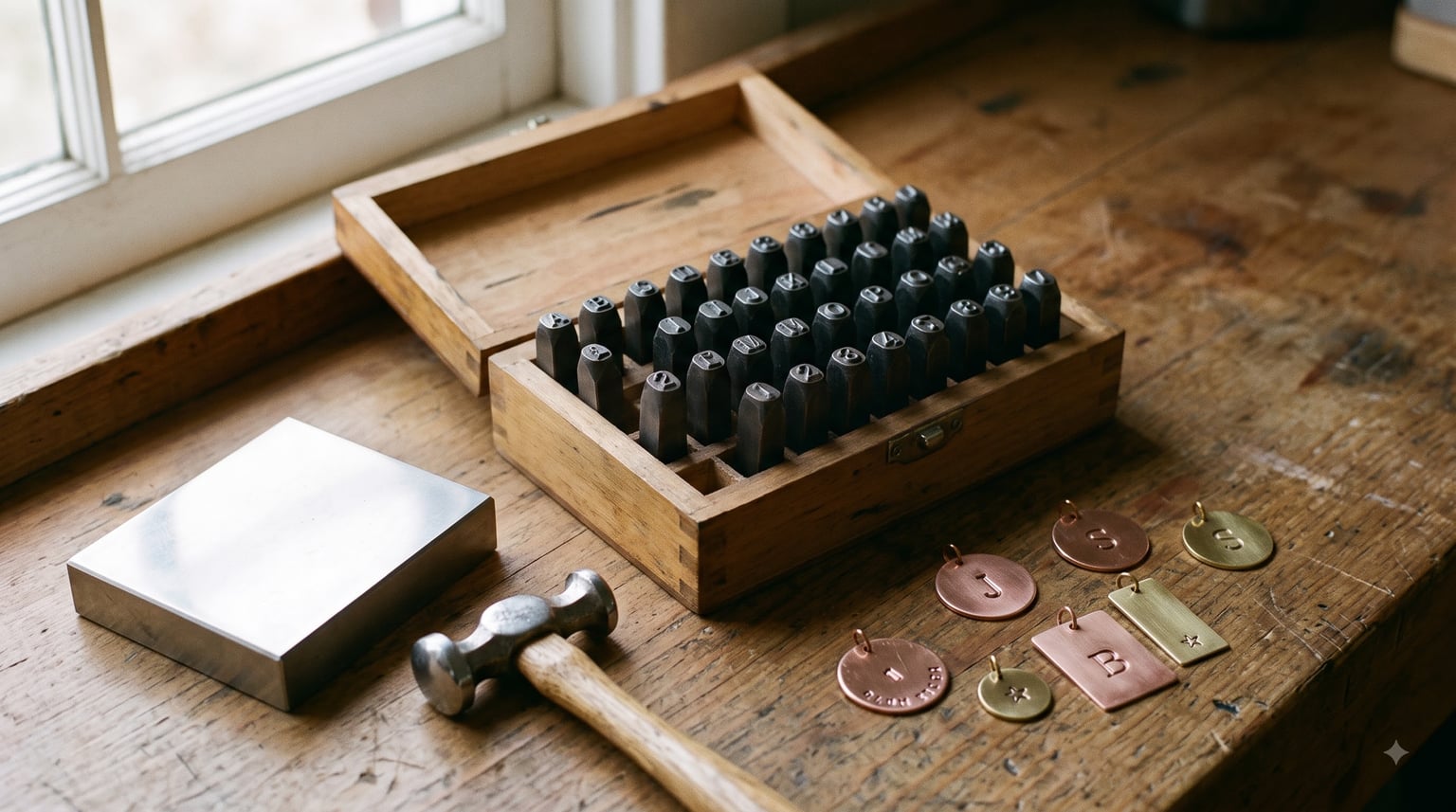 best metal stamping kits with wood