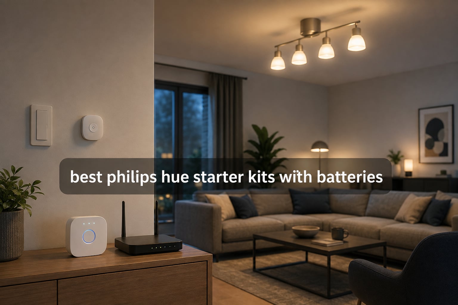best philips hue starter kits with batteries