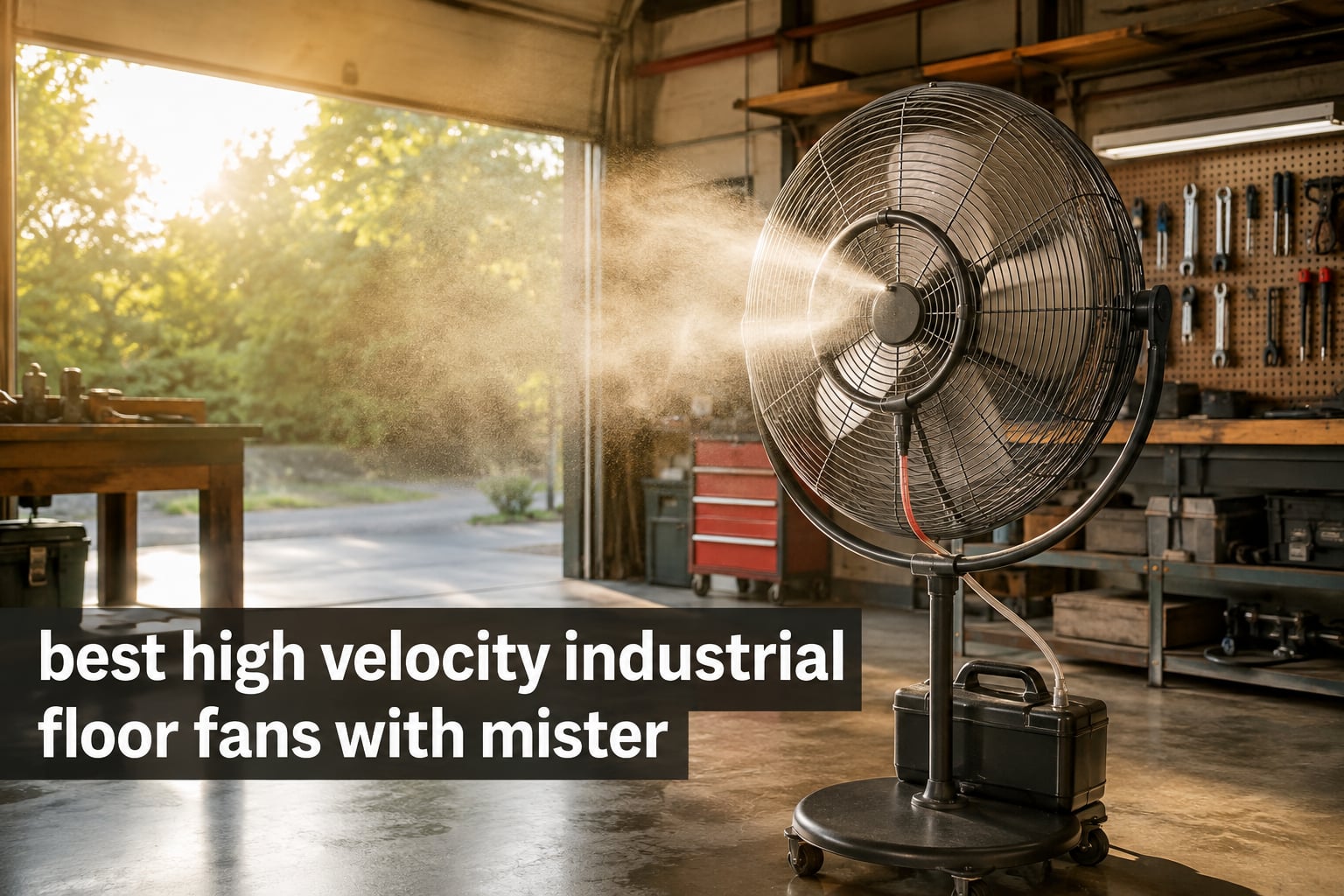 best high velocity industrial floor fans with mister