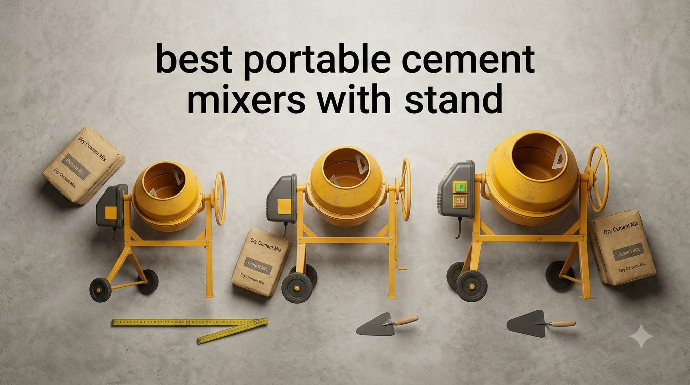 best portable cement mixers with stand
