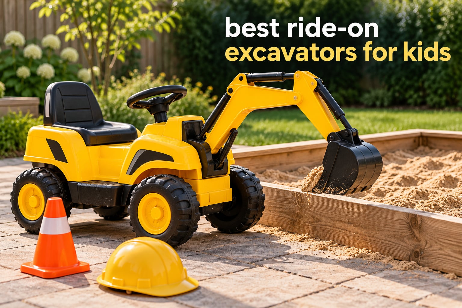 best ride-on excavators for kids