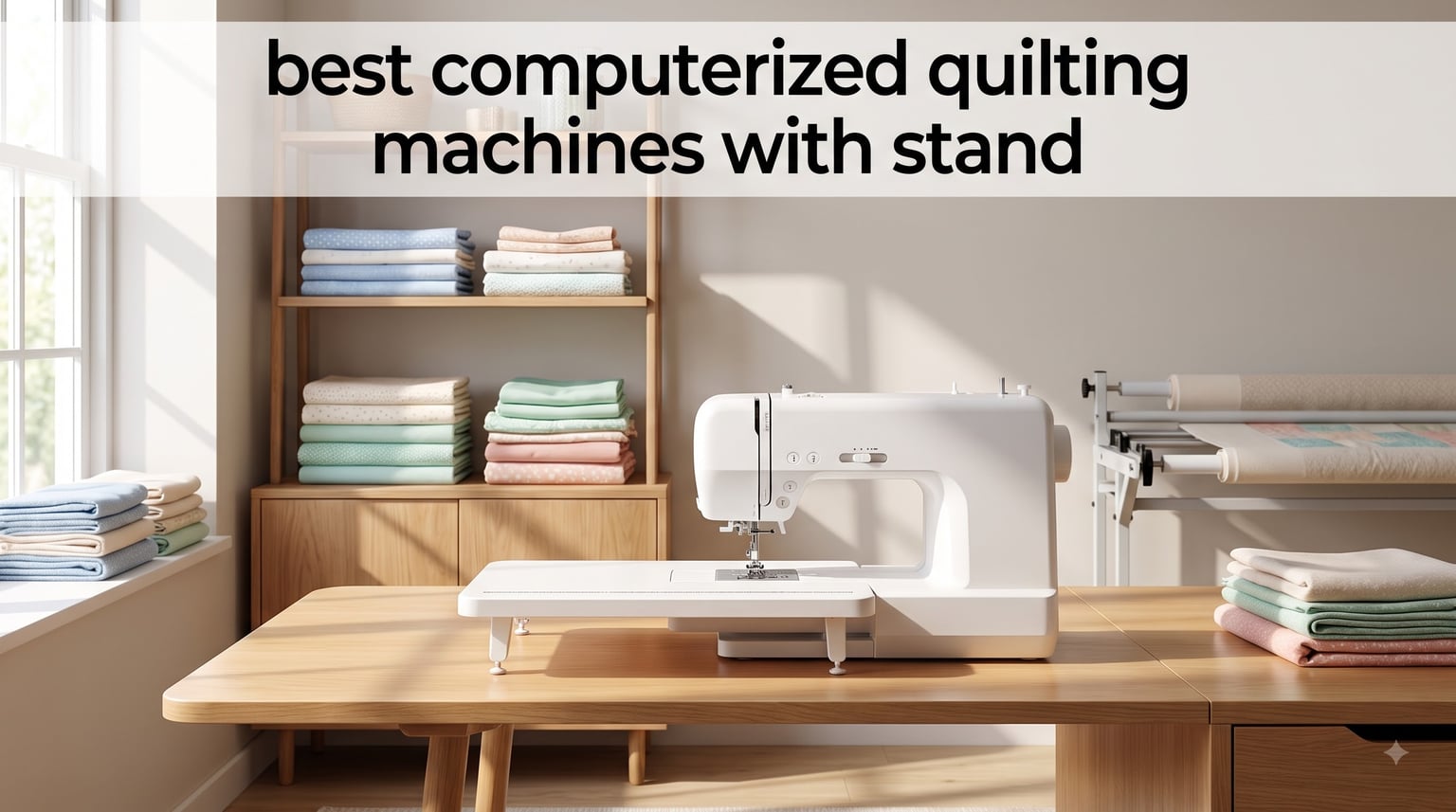 best computerized quilting machines with stand