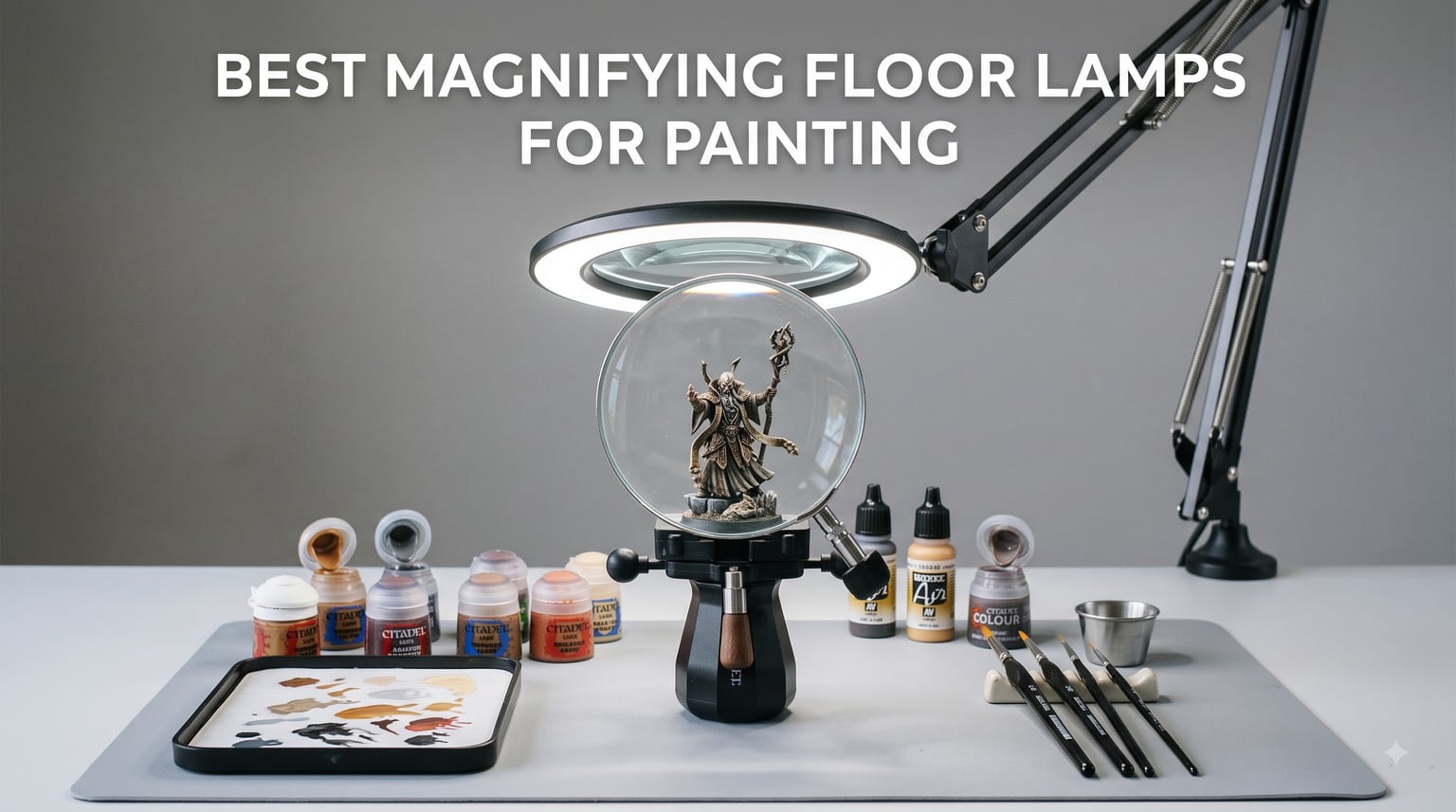 best magnifying floor lamps for painting
