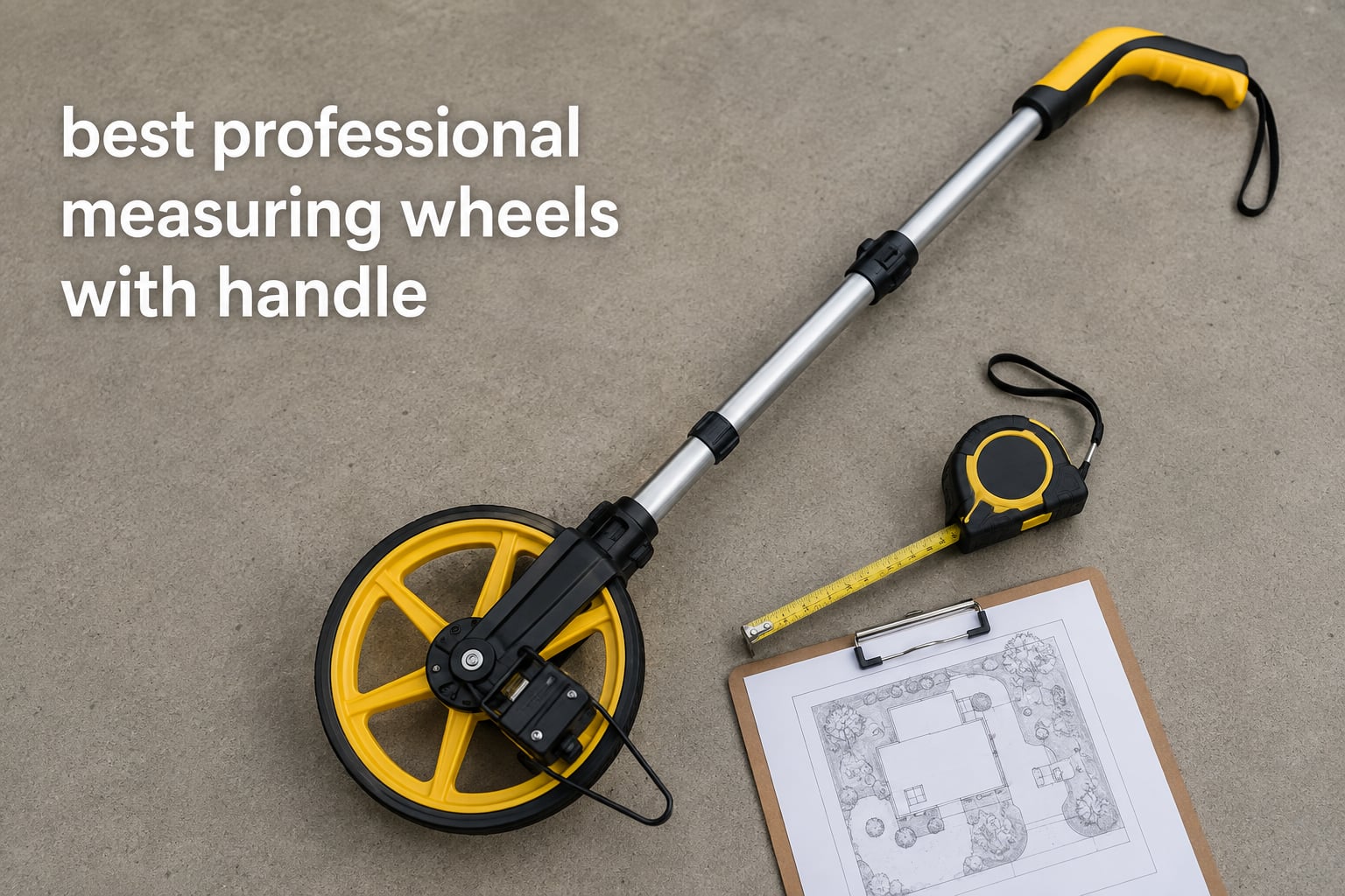 best professional measuring wheels with handle