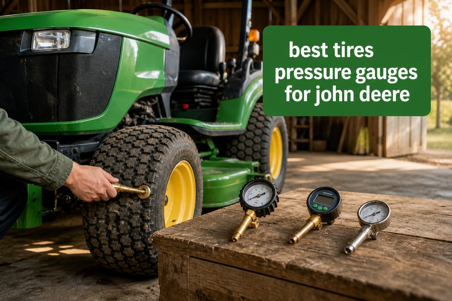 best tires pressure gauges for john deere