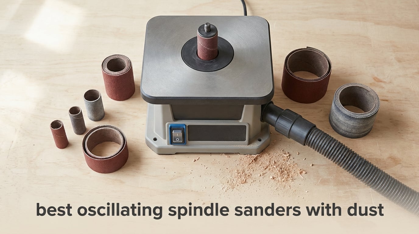 best oscillating spindle sanders with dust