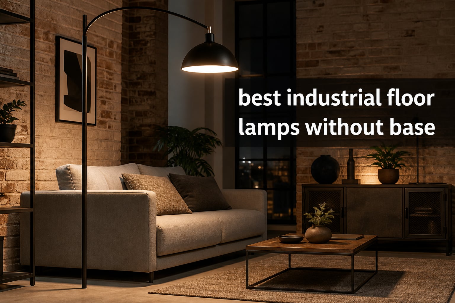 best industrial floor lamps without base