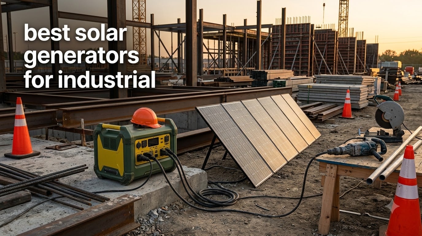 best solar generators for industrial