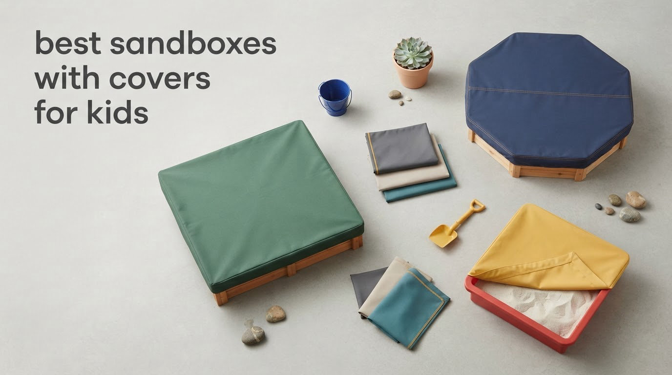 best sandboxes with covers for kids