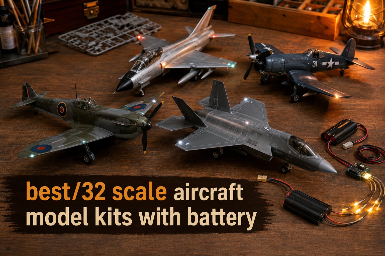 best 1/32 scale aircraft model kits with battery