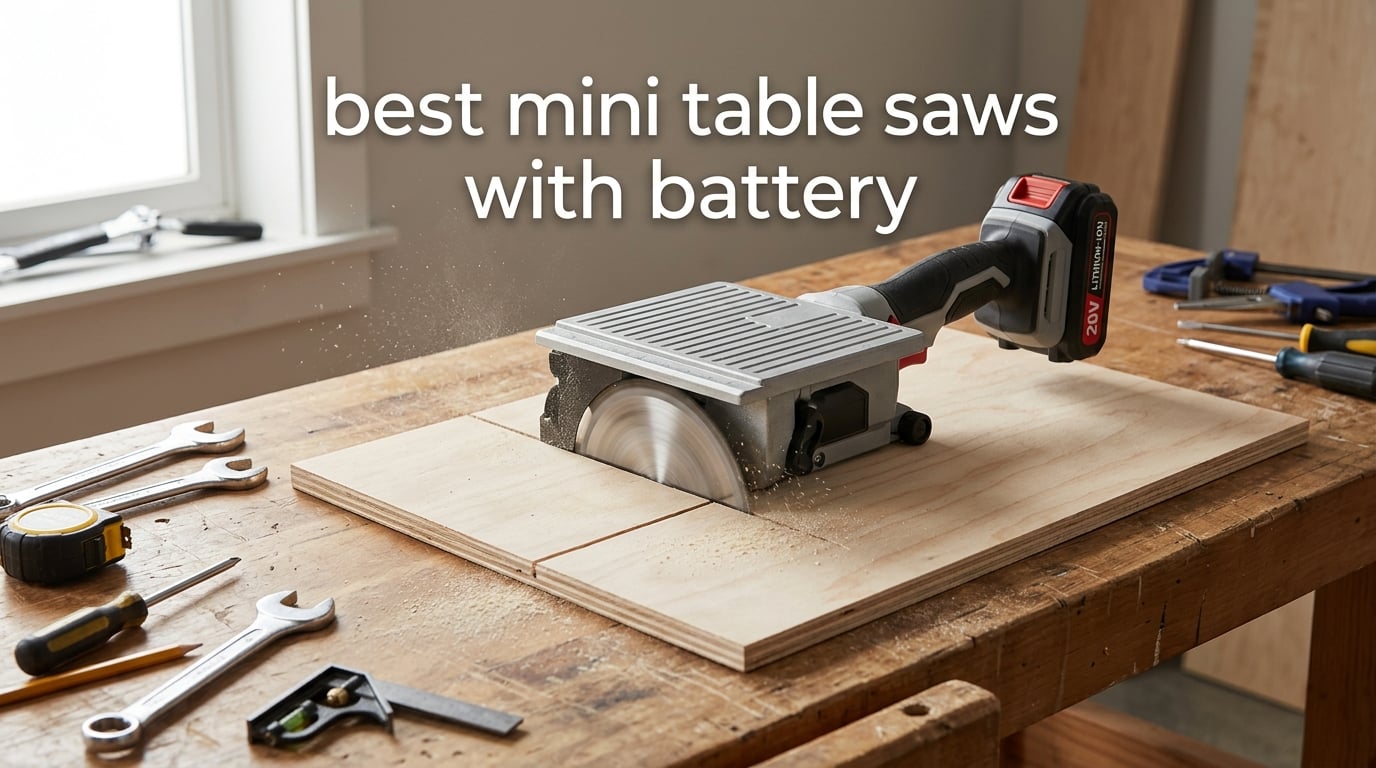 best mini table saws with battery