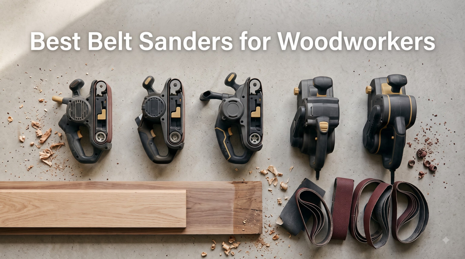 Best Belt Sanders for Woodworkers