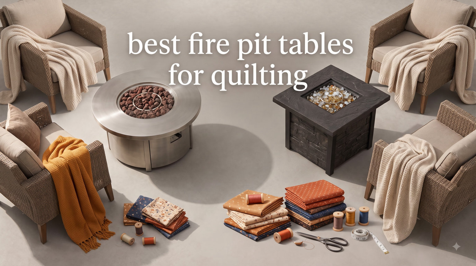 best fire pit tables for quilting