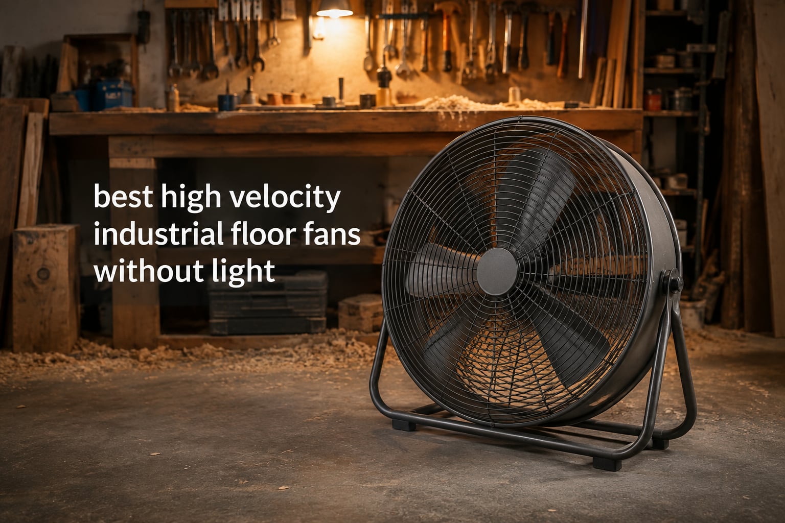 best high velocity industrial floor fans without light