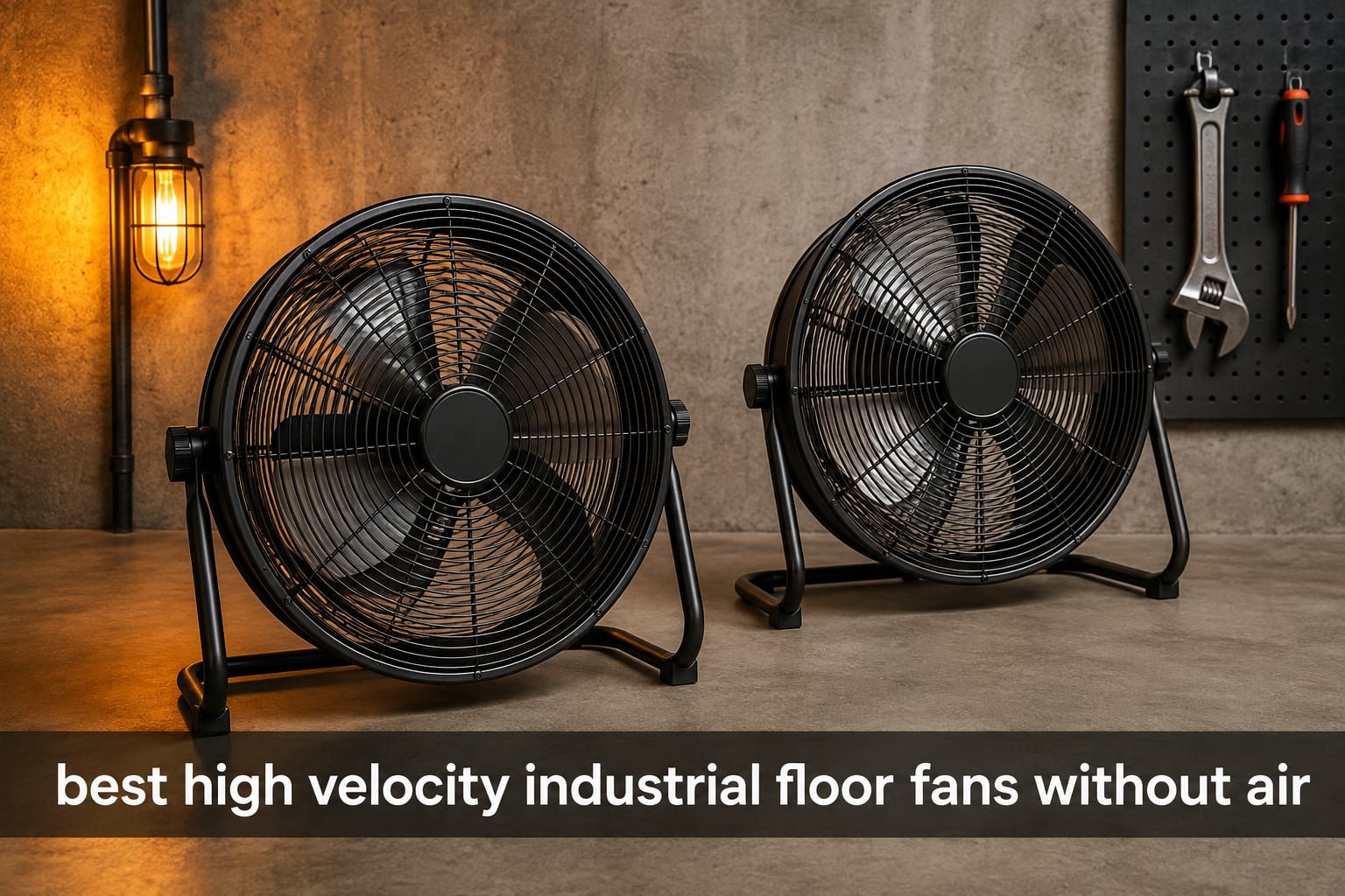 best high velocity industrial floor fans without air