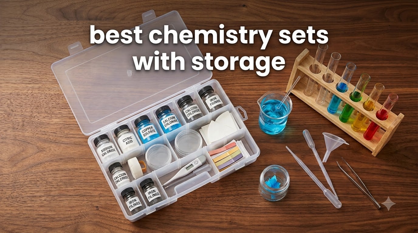 best chemistry sets with storage