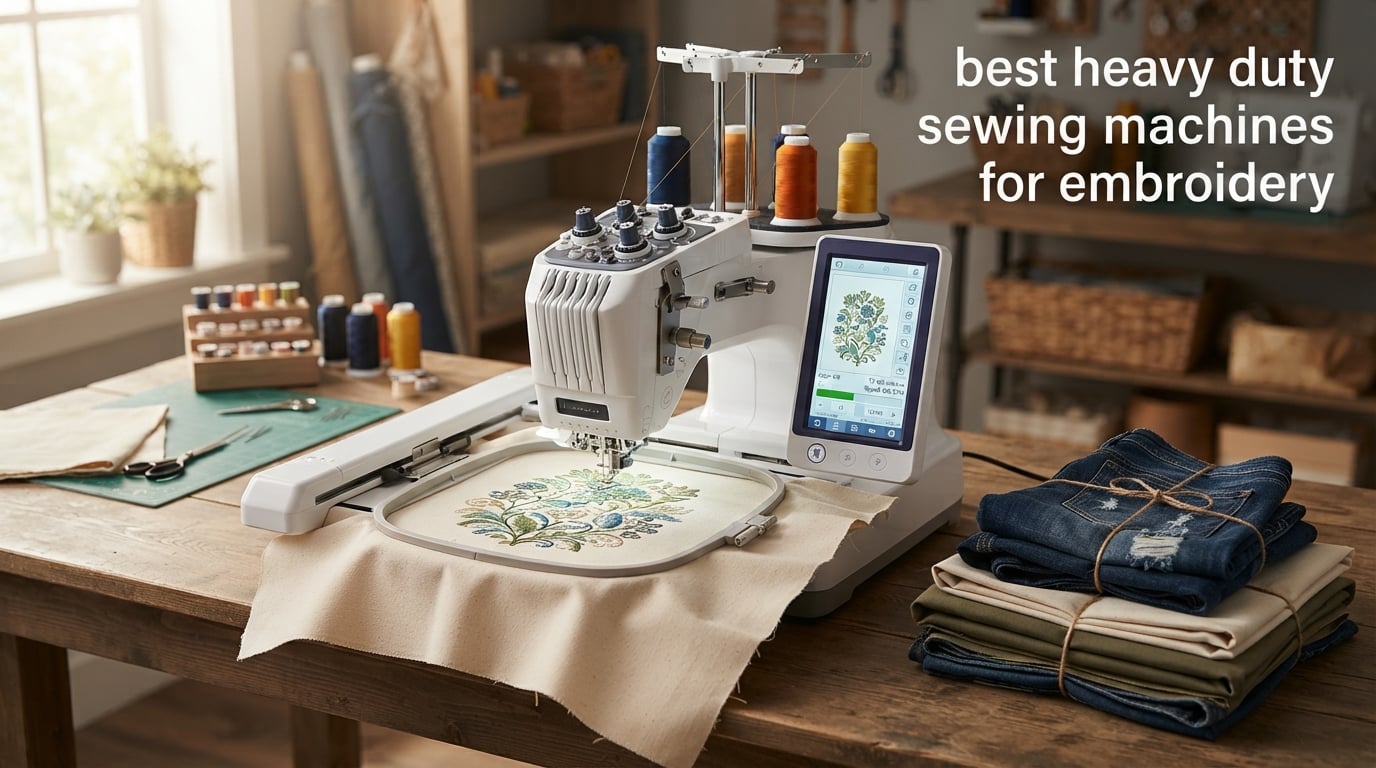 best heavy duty sewing machines for embroidery