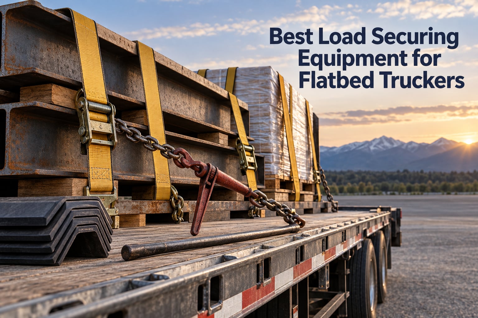 Best Load Securing Equipment for Flatbed Truckers