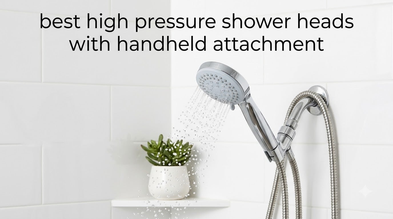best high pressure shower heads with handheld attachment