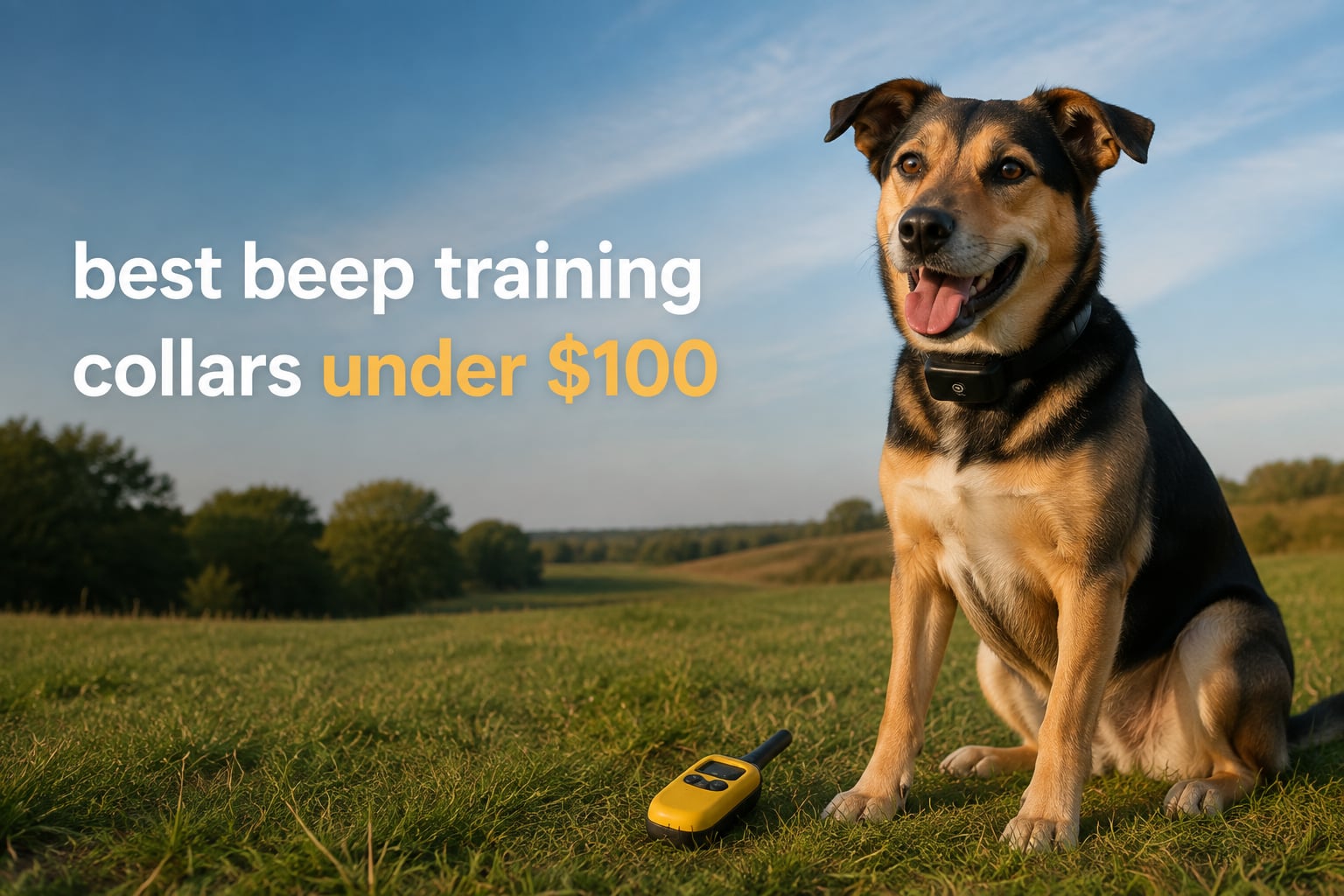 best beep training collars under $100