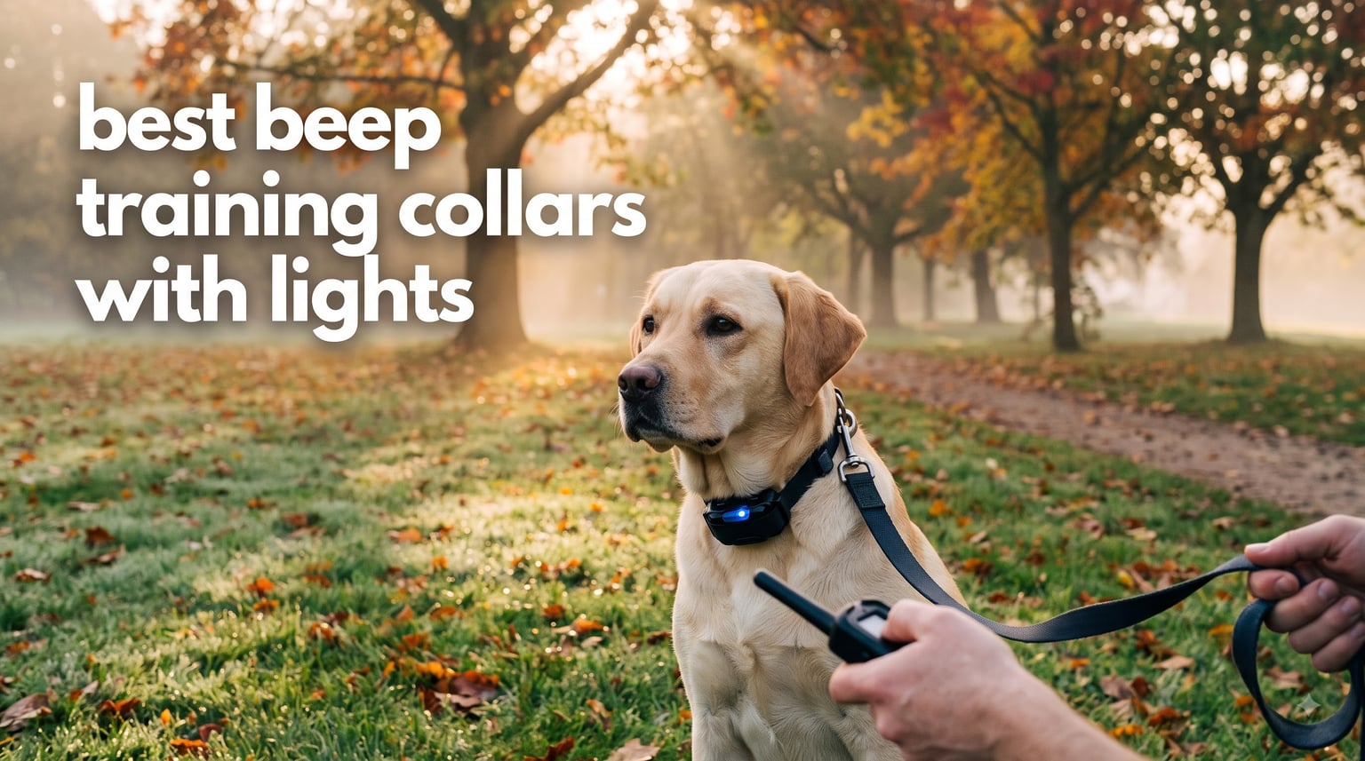 best beep training collars with lights
