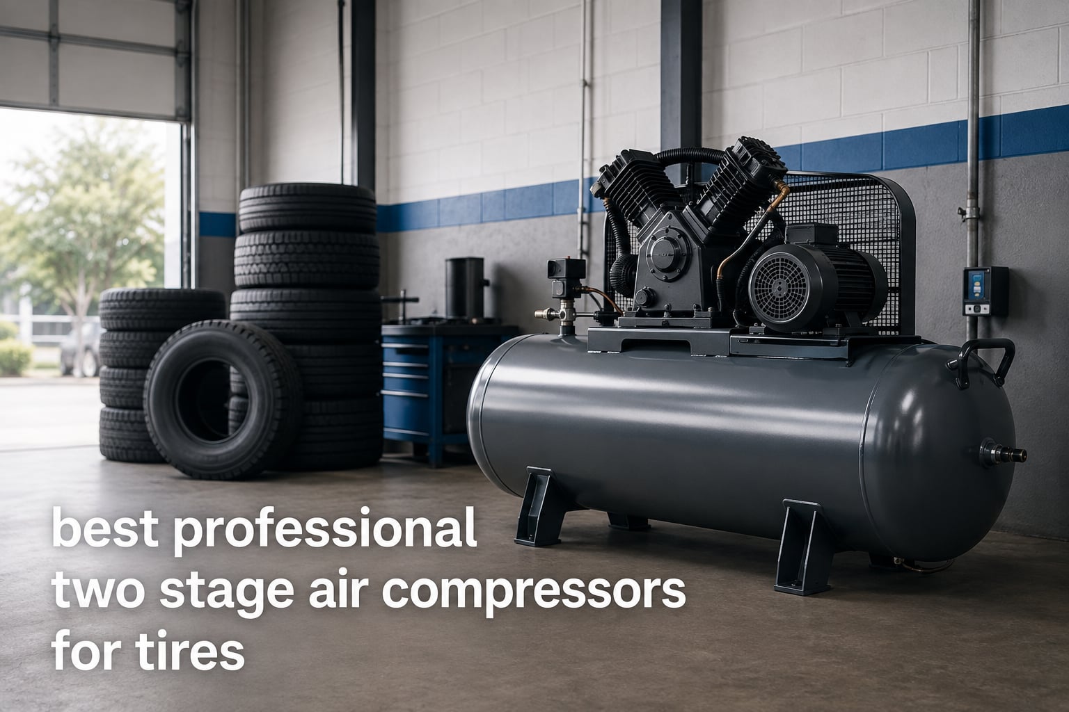 best professional two stage air compressors for tires